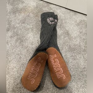 New juicy couture indoor knit socks